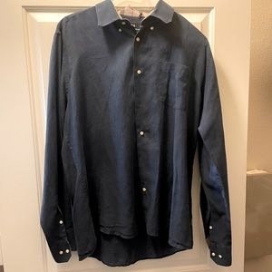 Barbour Dress Tartan 100% linen shirt, great condition